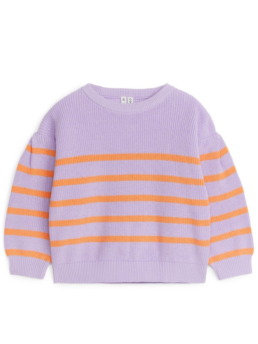 Barn Arket Toppar & Sweatshirts | Rib-Knitted Cotton Jumper