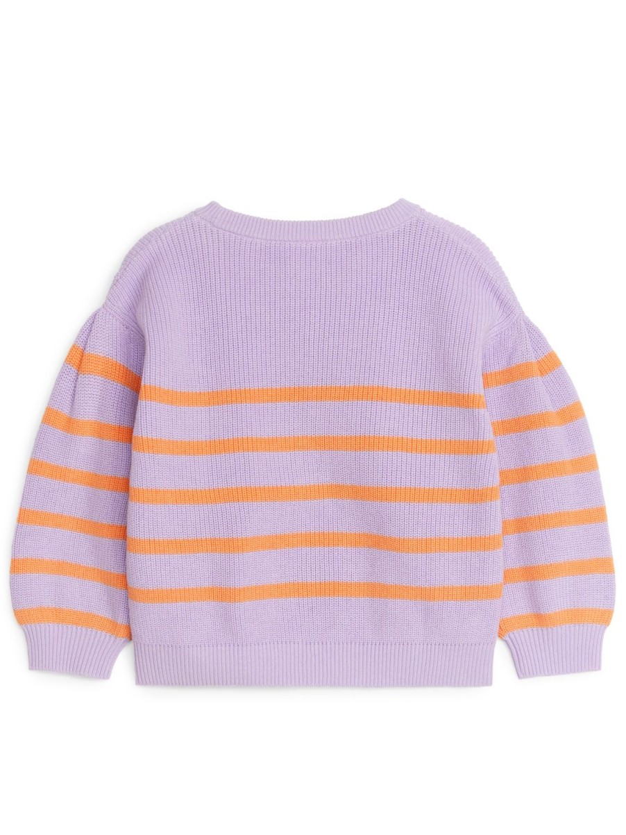 Barn Arket Toppar & Sweatshirts | Rib-Knitted Cotton Jumper