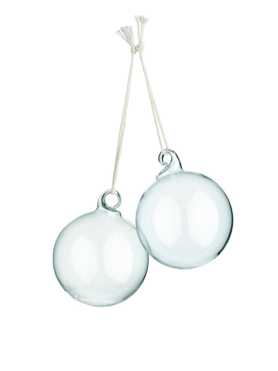 Home Arket Dekorationer | Glass Baubles Set Of 2