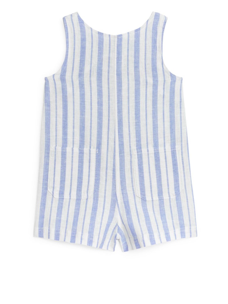 Baby Arket Bodys | Sleeveless Cotton-Linen Romper