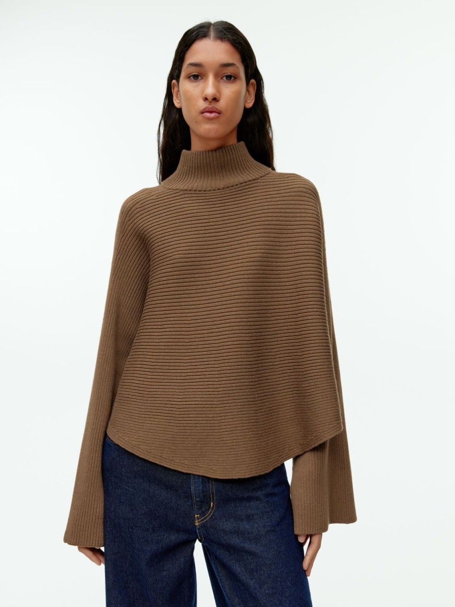 Dam Arket Stickat | Cropped Wool Cotton Jumper