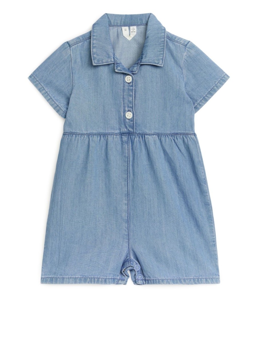 Baby Arket Bodys | Short Denim Jumpsuit