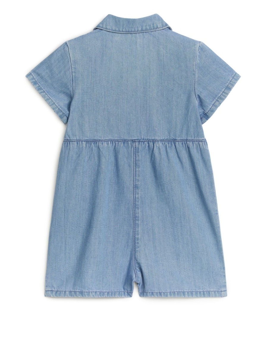 Baby Arket Bodys | Short Denim Jumpsuit