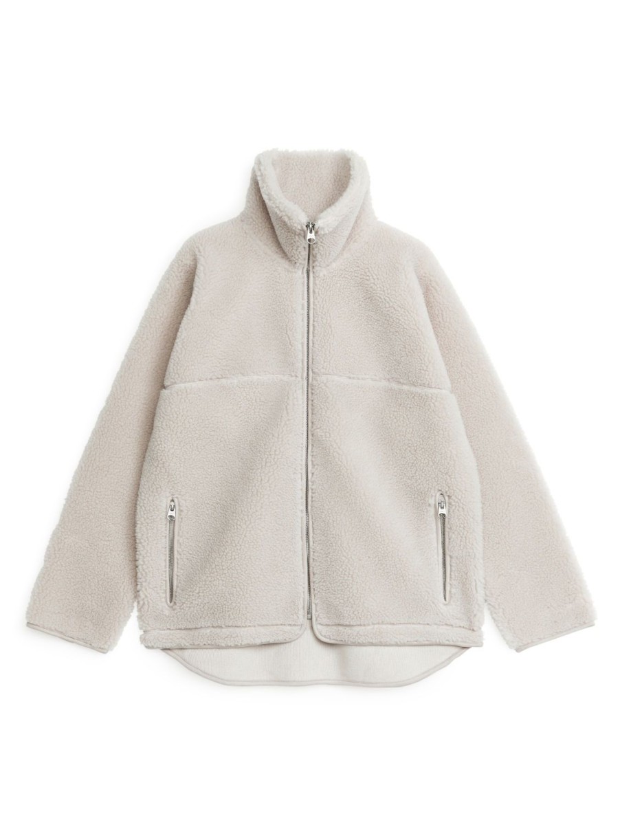 Dam Arket Kappor & Jackor | High-Neck Pile Jacket