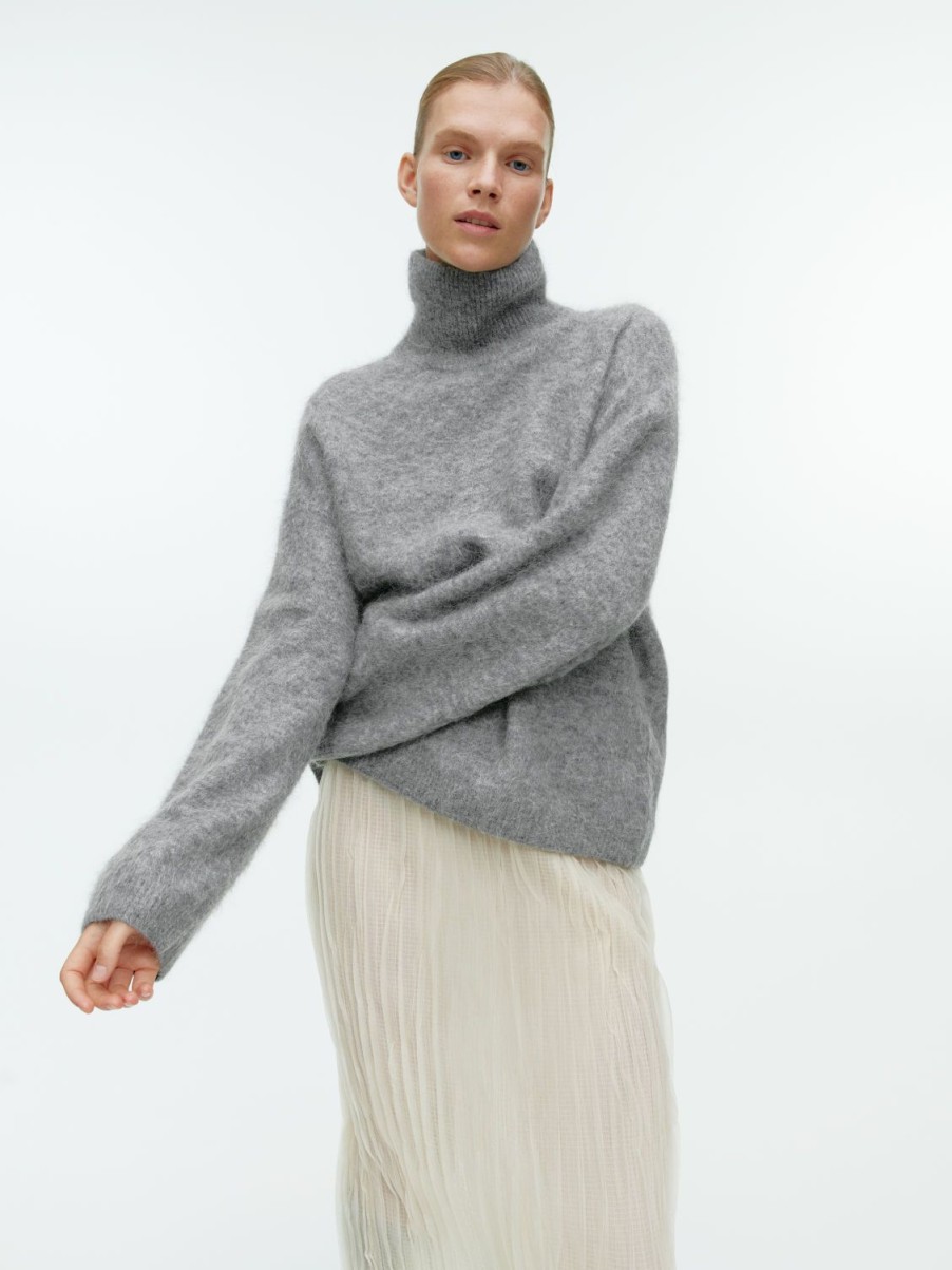 Dam Arket Stickat | Wool-Alpaca Roll-Neck Jumper