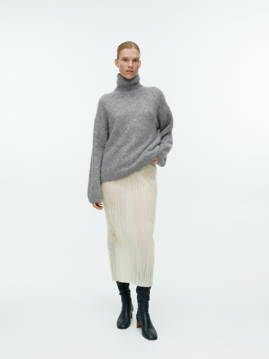 Dam Arket Stickat | Wool-Alpaca Roll-Neck Jumper