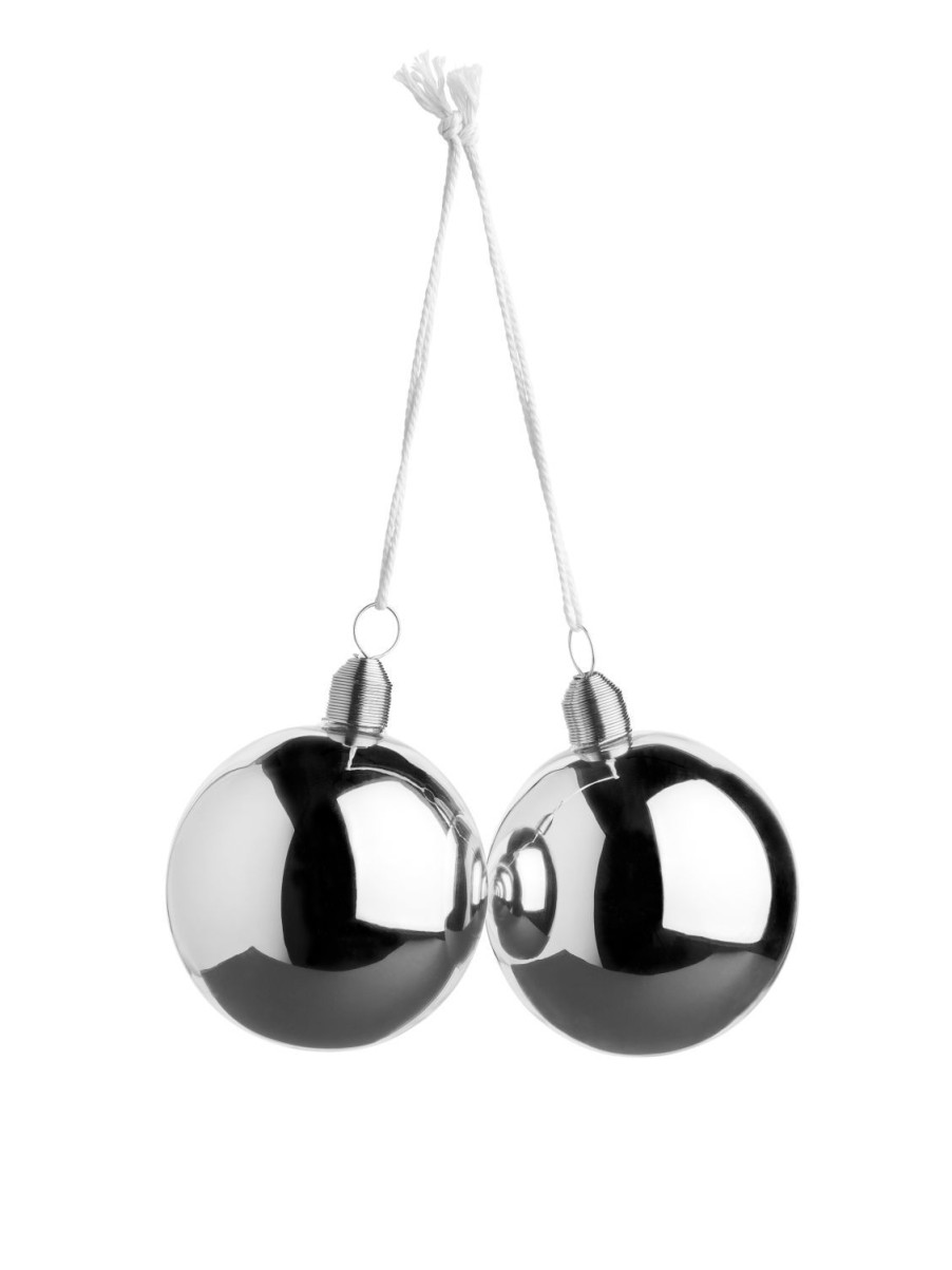 Home Arket Dekorationer | Glass Baubles Set Of 2