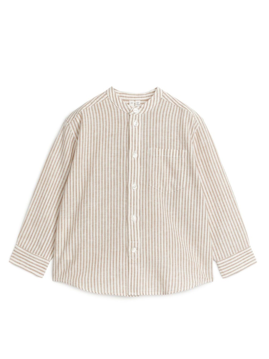 Barn Arket Toppar & Sweatshirts | Henley Linen Shirt