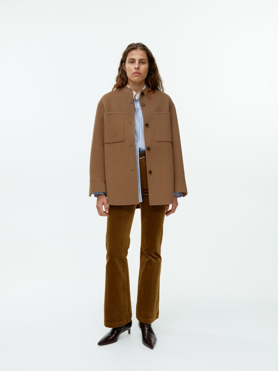 Dam Arket Kappor & Jackor | Double-Face Wool Overshirt