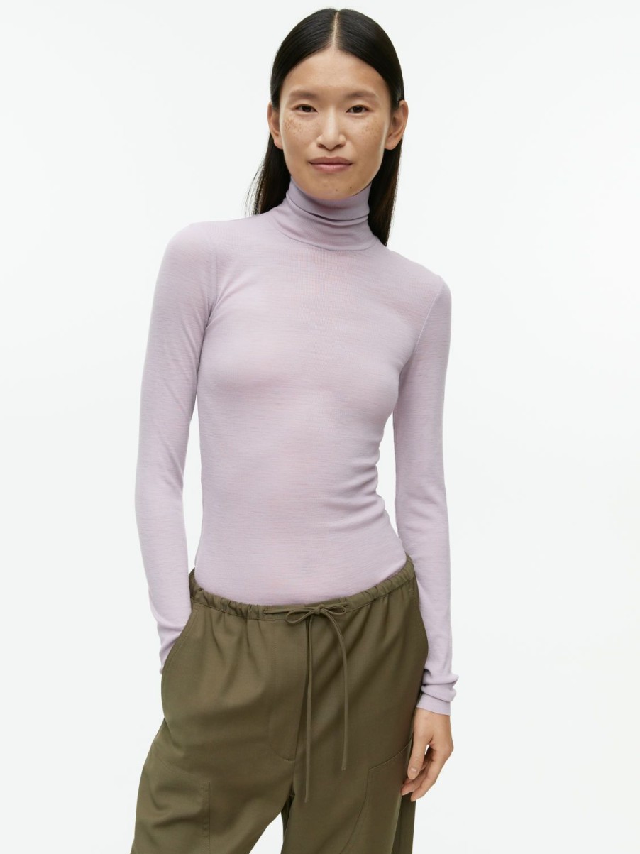 Dam Arket Stickat | Roll-Neck Wool Top