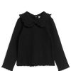 Barn Arket Toppar & Sweatshirts | Frill Collar Pointelle Top